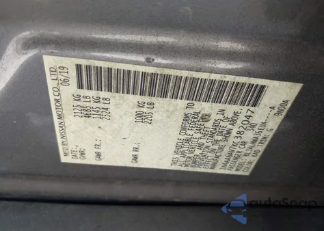 2019 Nissan Maxima 3.5 Platinum из США, поврежденный, VIN 1N4AA6AV7KC382047